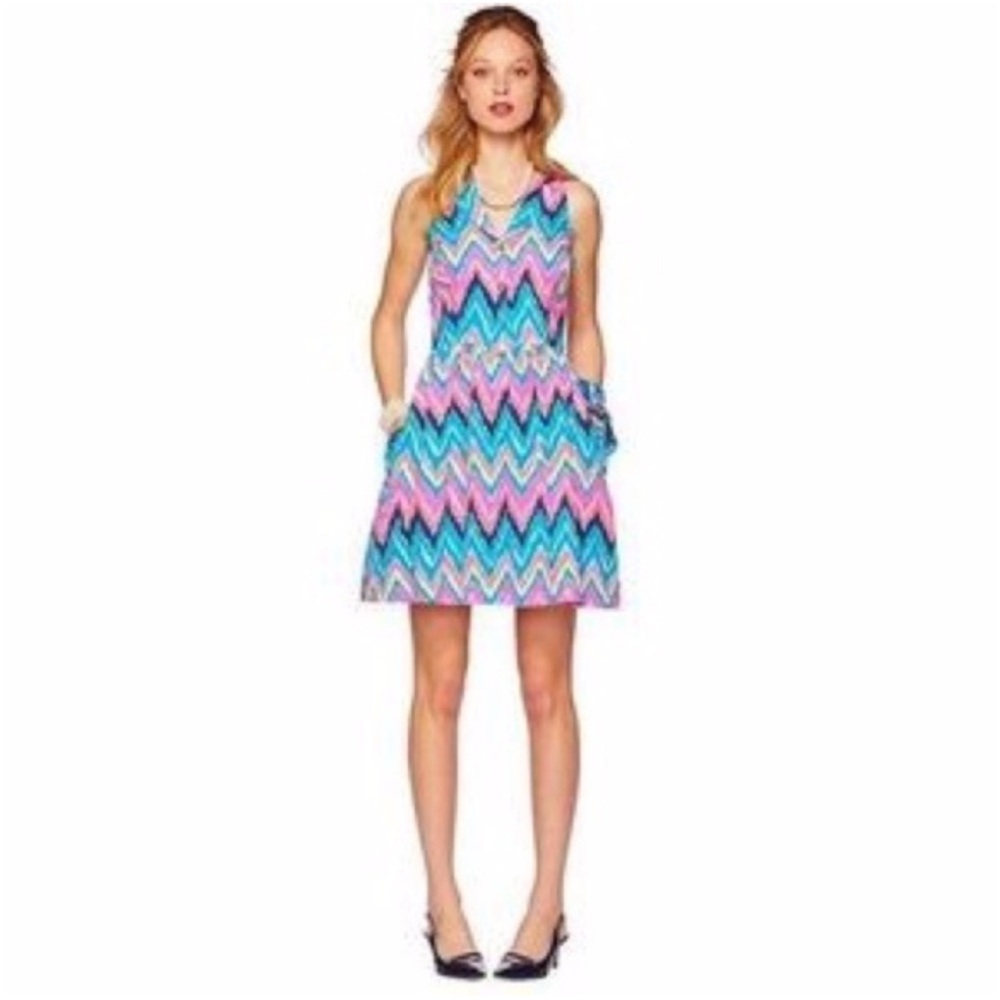 Lilly Pulitzer Sherlynn Hearts a Flutter Dress sz 6 #Q1